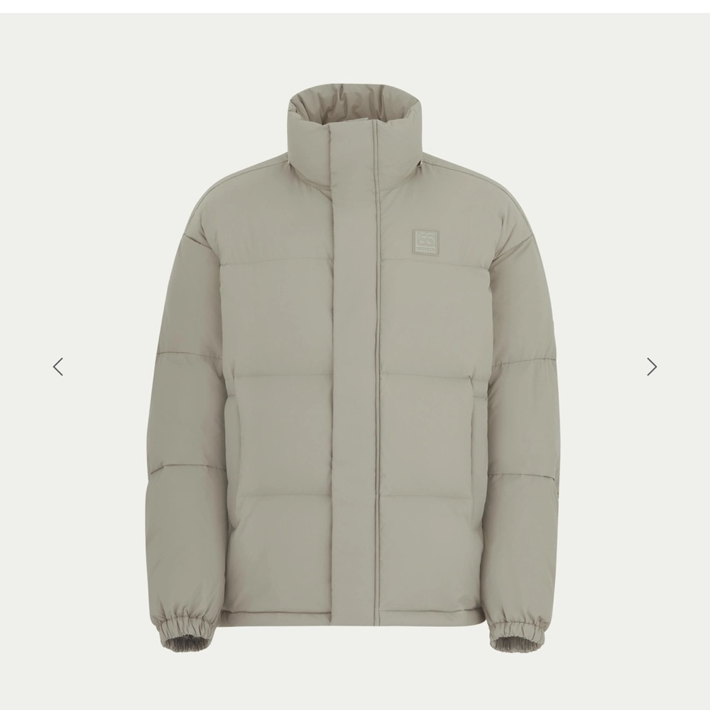 Route 66 Beige Puffer Jacket - Picture 4 of 7